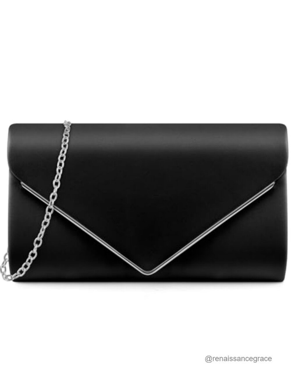 Women's PU Leather Evening Clutch Bag, Formal Party Wedding Envelope Shoulder